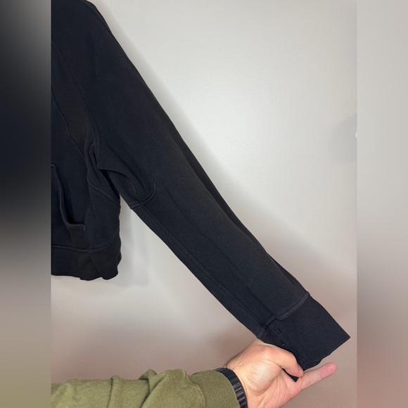 Pre-Owned MD/LG Lululemon Scuba Oversized Half-Zip Hoodie in Black - Picture 7 of 12